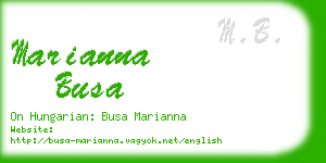 marianna busa business card